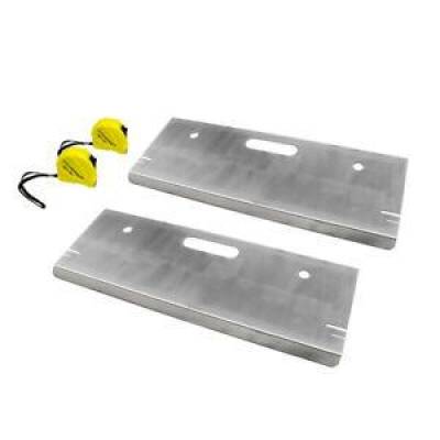Assault Racing Products - ARC 82015 Aluminum Toe Plates with Tape Measures IMCA USRA NASCAR Off Road