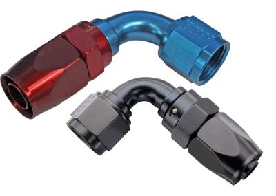 Fittings - RE-USEABLE PRO-FLOW HOSE ENDS - 90 Degree Fittings 